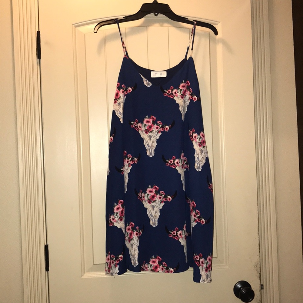 Steer head sun dress